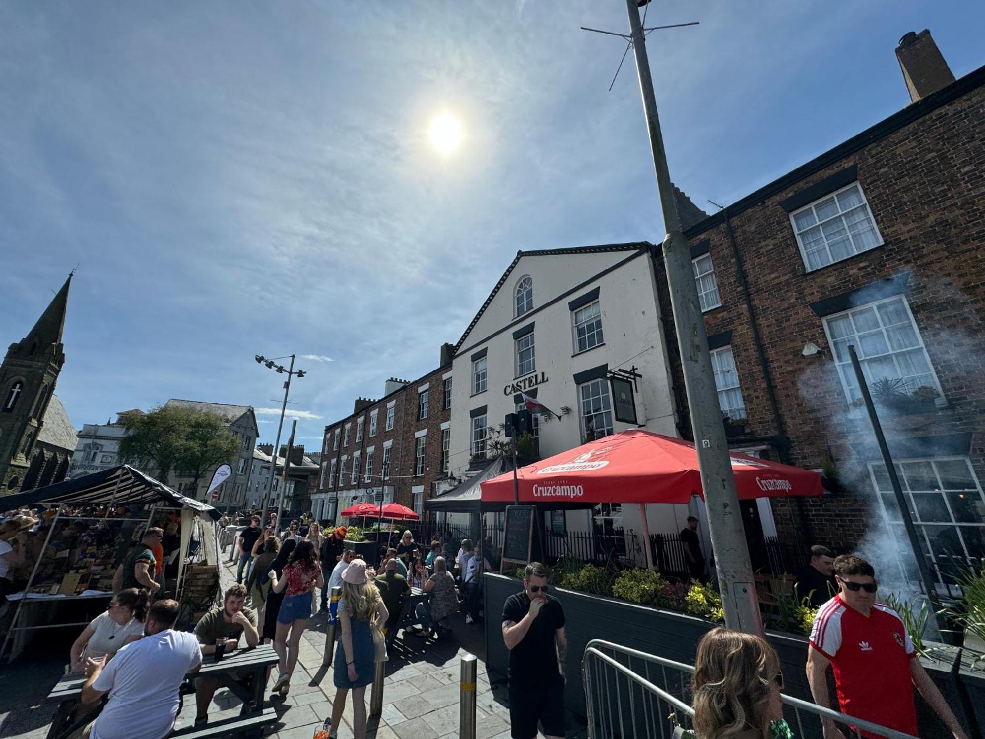 Y Castell Hotell Caernarfon Eksteriør bilde